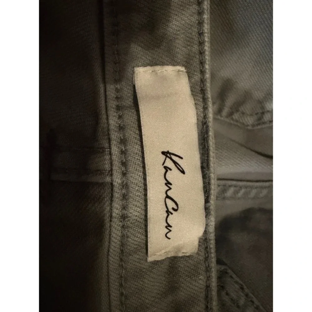 KanCan Women Grey Jogger Pants High Rise Cargo KC7127GR Size 11/29 T35-36